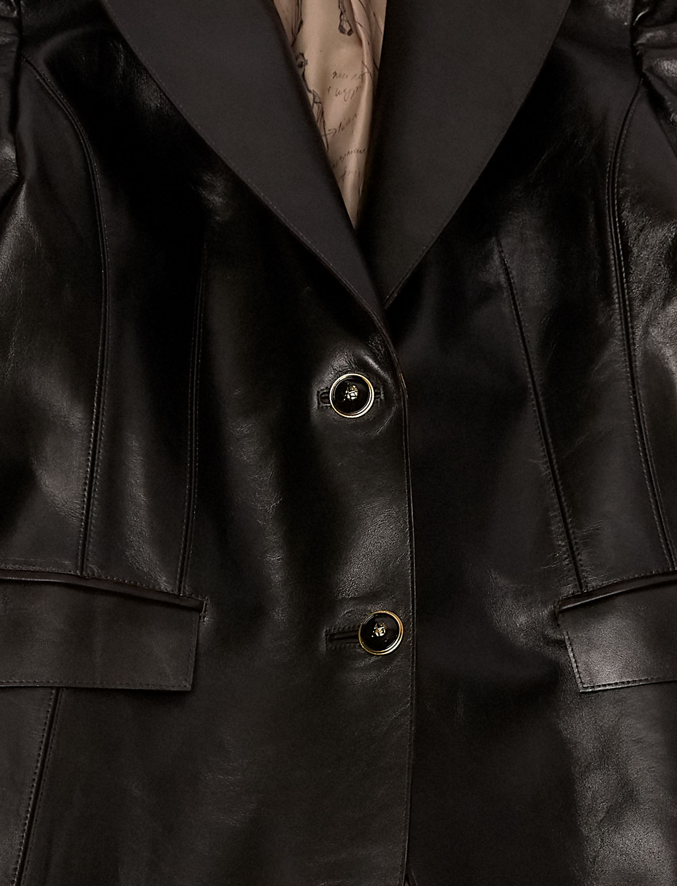 Пиджак №58 Dark Choco. Leather. EX