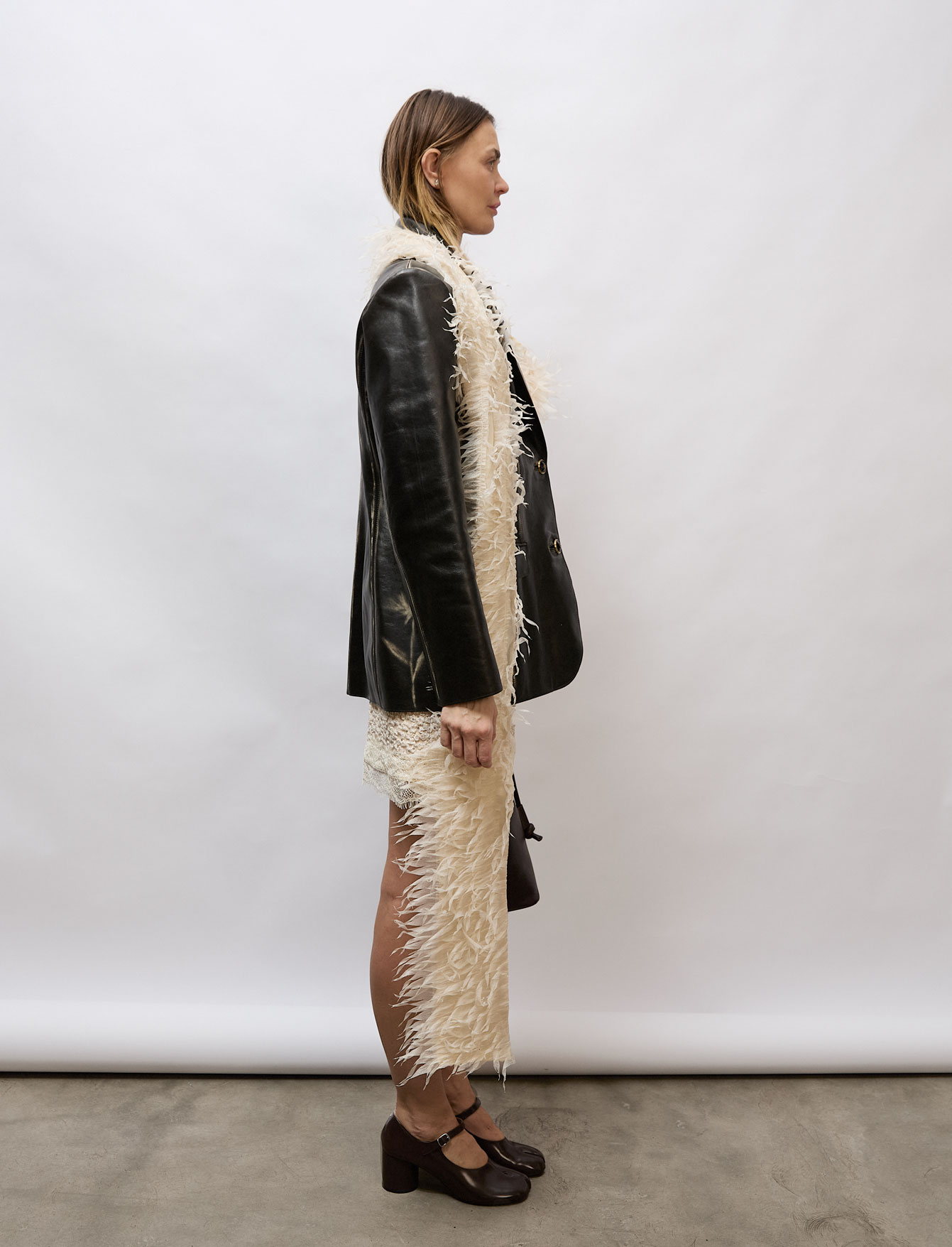 Пиджак №58 Leather Flower. EX