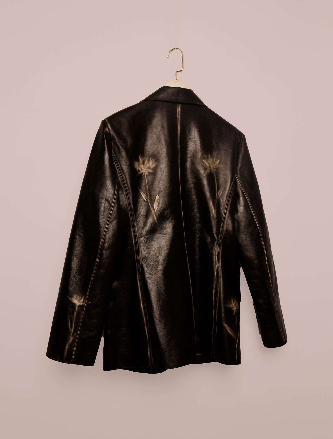 Пиджак №58 Leather Flower. EX