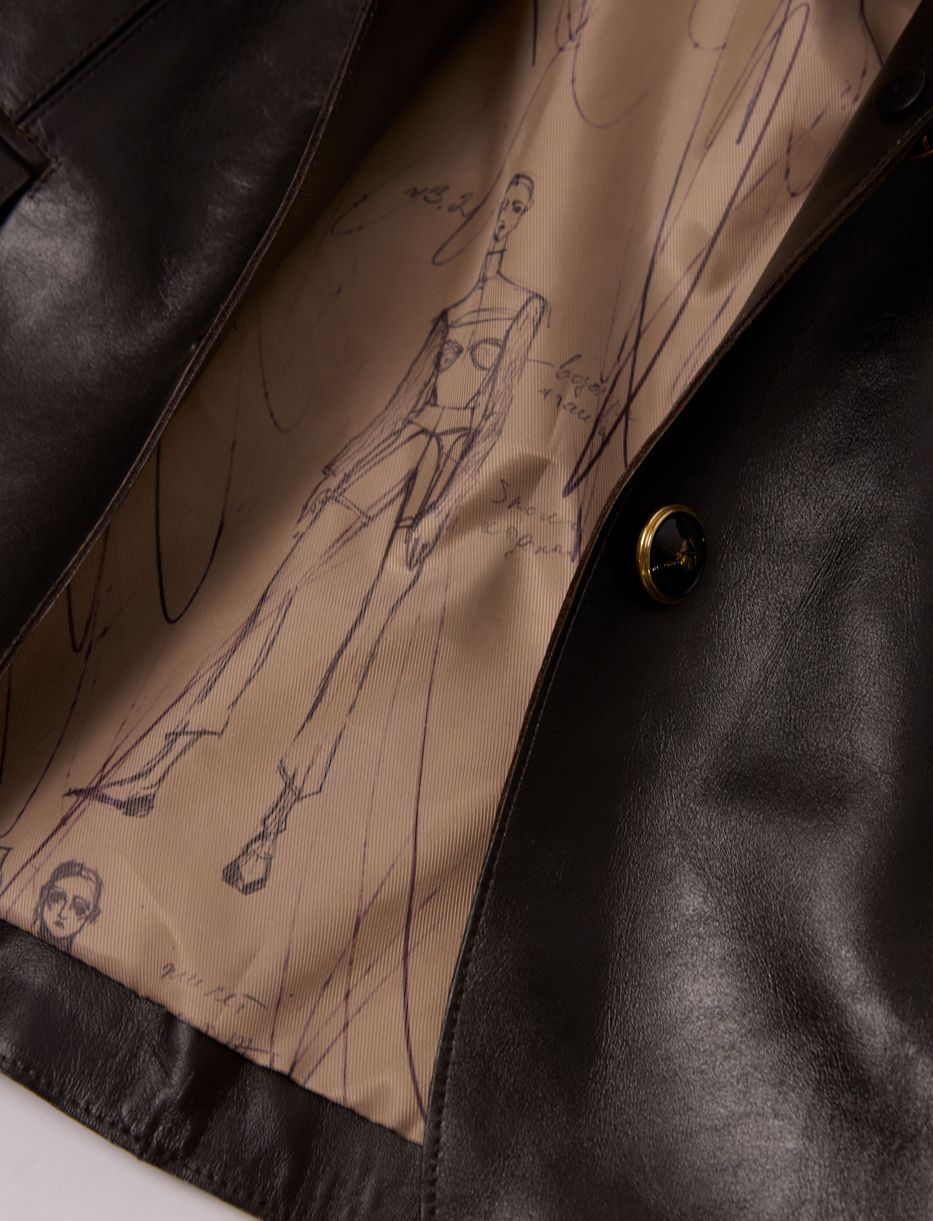 Пиджак №58 Dark Choco. Leather. EX