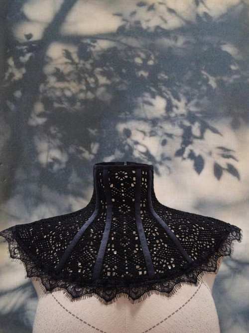 Воротник из кружева №25 Black